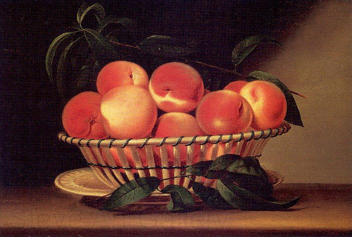 Peale, Raphaelle Bowl of Peaches Norge oil painting art